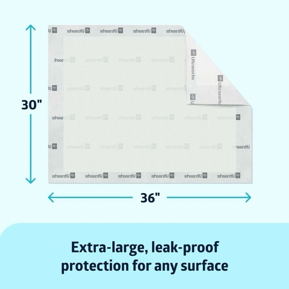 Pack of 25 Medline Ultrasorbs Disposable Bed Pads 30" x 36" MSC303625 - Picture 5 of 8